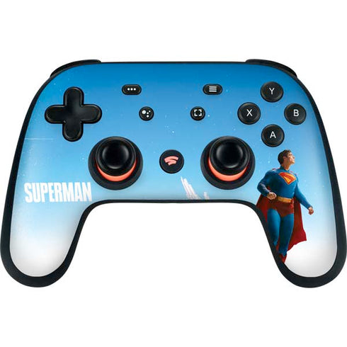 Superman 2025 Fortress of Solitude Classic Rise Google Stadia Controller Skin
